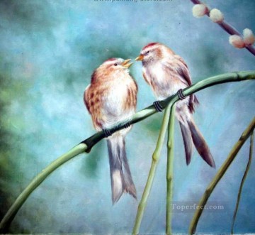 Animal Painting - am225D animales pájaro